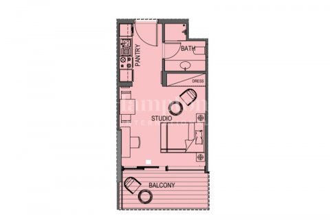 Byt v Majan, Dubai, SAE 1 pokoj, 35.58184900 m² Č.: 583875 - fotografie 9