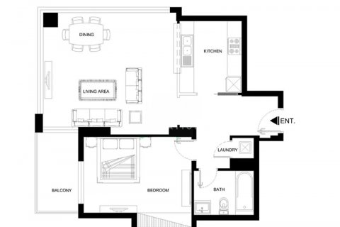 Lakás itt: Dubai Marina, Dubai, EAE, 1 hálószoba, 82.77657300 m², azonosító: 583876 - fénykép 27
