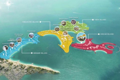 Huoneisto Al Marjan Island, Ras Al Khaimah, Arabiemiraatit 2 makuuhuonetta, 145 m2 № 656158 - kuva 9