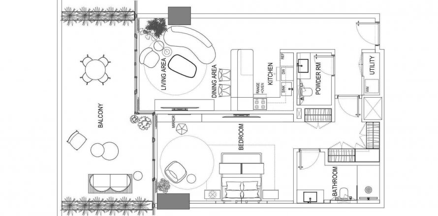 Apartment in Fortune Bay Residences in Al Marjan Island, Ras Al Khaimah, UAE 1 bedroom, 96.9 sq.m. № 604260