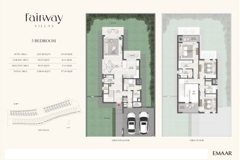 Вилла Dubai South (Dubai World Central), Дубай, БАӘ-да 3 жатын бөлмелер, 278 м² № 704627 - фото 7