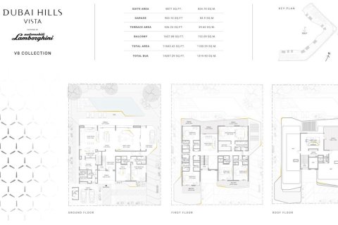 Villa till försäljning i Dubai Hills Estate, Dubai, UAE 6 sovrum, 1173 kvm Nr. 704630 - fotografi 9