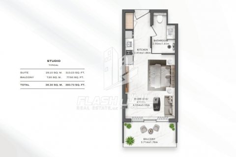 Apartment in Ras Al Khaimah, UAE 34.7 sq.m. № 611653 - photo 6