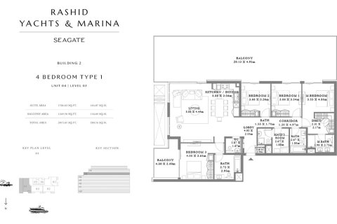 Appartement te koop in Dubai, VAE 4 slaapkamers, 280 vr.m., nr 728654 - foto 5