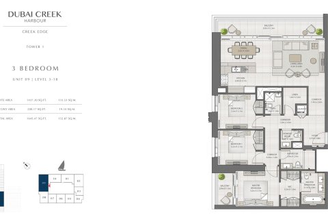 Müüa korter asukohaga Dubai Creek Harbour (The Lagoons), AÜE: 1 magamistoaga, 64 m² Nr 728655 - pilt 7