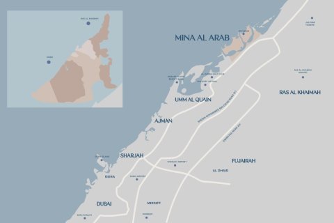 Dzīvoklis Ras Al Khaimahjā, AAE 39 m2 Nr. 735023 - attēls 2