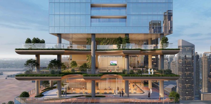 Apartemen di Sobha Skyparks di Business Bay, Dubai, UEA 2 kamar tidur, 136.07 m2 nomor 646644