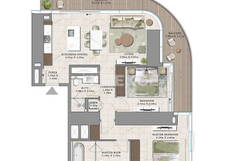 Διαμέρισμα σε Dubai, ΗΑΕ 4 υπνοδωμάτια, 422 τ.μ. Αρ. 680113 - φωτογραφία 13