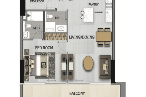 Wohnung zum Verkauf in Dubai Silicon Oasis, Dubai, VAE 1 Schlafzimmer, 70 m2 Nr. 690269 - Foto 4