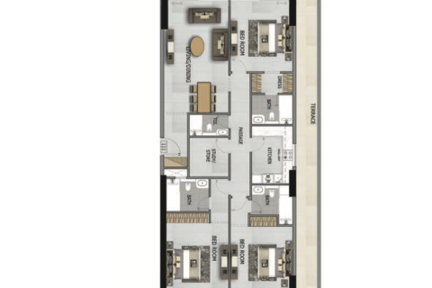 Wohnung zum Verkauf in Dubai Silicon Oasis, Dubai, VAE 1 Schlafzimmer, 70 m2 Nr. 690269 - Foto 6