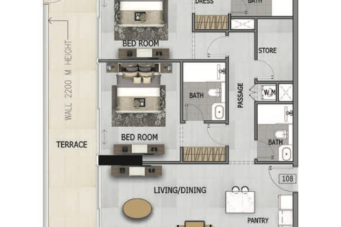 Wohnung zum Verkauf in Dubai Silicon Oasis, Dubai, VAE 1 Schlafzimmer, 70 m2 Nr. 690269 - Foto 5