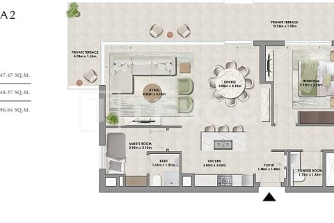 Lägenhet till försäljning i Dubai Hills Estate, Dubai, UAE 2 sovrum, 99 kvm Nr. 739447 - fotografi 18