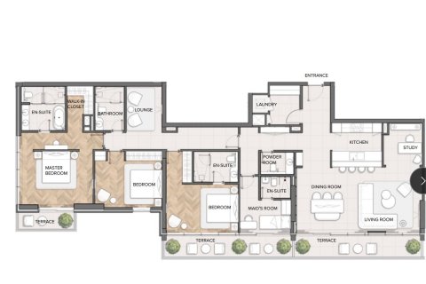 Leilighet til salgs i Dubai Marina, Dubai, Emiratene 3 soverom, 232.1 kvm Nr. 685920 - Foto 10