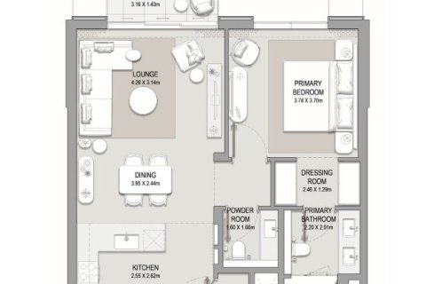 Lakás itt: City Walk, Dubai, EAE, 1 hálószoba, 75 m², azonosító: 704495 - fénykép 21