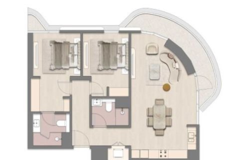 Apartment in Mirasol in Al Riffa, Ras Al Khaimah, UAE 1 room, 36 sq.m. № 704848 - photo 19