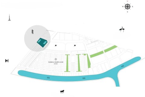 Apartemen di Dubai, UEA 2 kamar tidur, 90.1 m2 nomor 613650 - foto 9