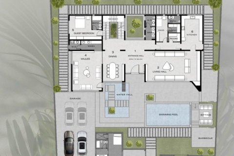 Vilă de vânzare în Jebel Ali, Dubai, EAU 5 dormitoare, 908.2 mp. №763310 - poză 11