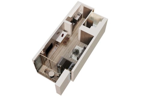 Dubai, UAE의 판매용 아파트 39.7제곱미터 번호 691348 - 사진 22