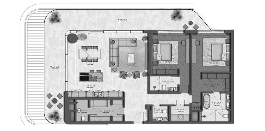 Διαμέρισμα σε The Arthouse στην Saadiyat Island, Abu Dhabi, ΗΑΕ 2 υπνοδωμάτια, 229 τ.μ. Αρ. 758555
