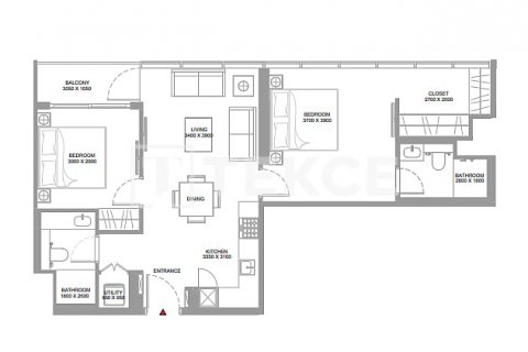 Apartment in Umm Al Quwain, UAE 2 bedrooms, 63 sq.m. № 583120 - photo 14