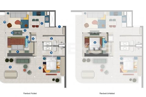 Byt v Business Bay, Dubai, SAE 2 ložnice, 98 m² Č.: 565114 - fotografie 25