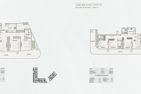 Dubai, BAE’de satılık daire 1 yatak odası, 78 m² No 691657 - fotoğraf 27