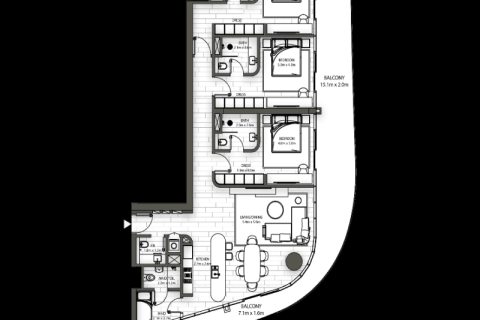Lägenhet till försäljning i Al Barsha, Dubai, UAE 1 rum, 45 kvm Nr. 732429 - fotografi 5