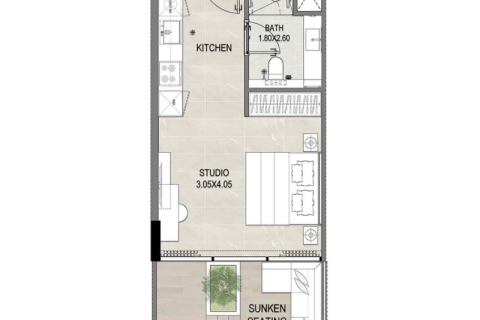 Appartement à vendre à  Dubai Land, Dubai, EAU 1 pièce, 41 m2 № 732431 - photo 5