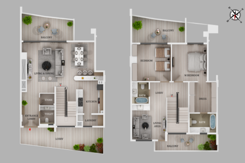 شقة للبيع في مرسى دبي، دبي، الإمارات العربية المتحدة ، رقم 689994 - صورة 6