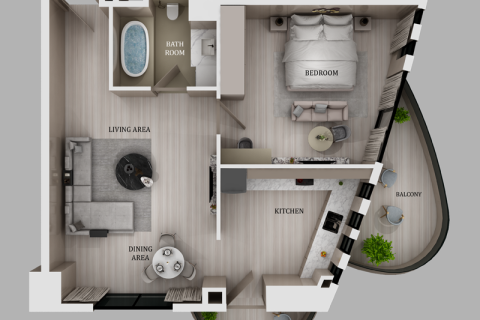 شقة للبيع في مرسى دبي، دبي، الإمارات العربية المتحدة ، رقم 689994 - صورة 4