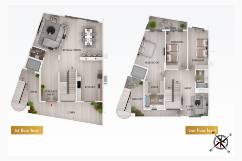 شقة للبيع في مرسى دبي، دبي، الإمارات العربية المتحدة ، رقم 689994 - صورة 8