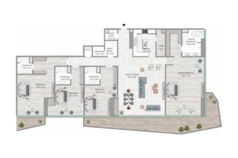 شقة للبيع في مرسى دبي، دبي، الإمارات العربية المتحدة 2 غرفة نوم ، 189 متر مربع ، رقم 689992 - صورة 7