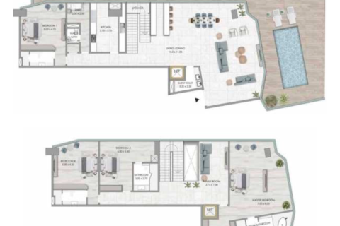 شقة للبيع في مرسى دبي، دبي، الإمارات العربية المتحدة 2 غرفة نوم ، 189 متر مربع ، رقم 689992 - صورة 10