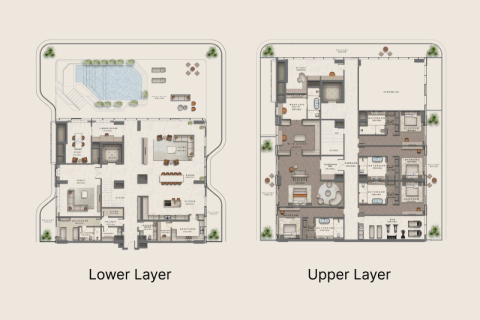 Apartman na Saadiyat Island, Abu Dhabi, UAE 1 spavaća soba, 96 m2 Br. 689991 - fotografija 4