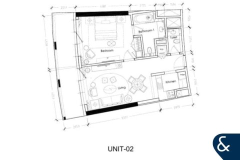 Byt v Business Bay, Dubai, SAE 1 ložnice, 88 m² Č.: 666867 - fotografie 14