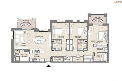 Byt v Umm Suqeim, Dubai, SAE 3 ložnice, 223 m² Č.: 602582 - fotografie 13