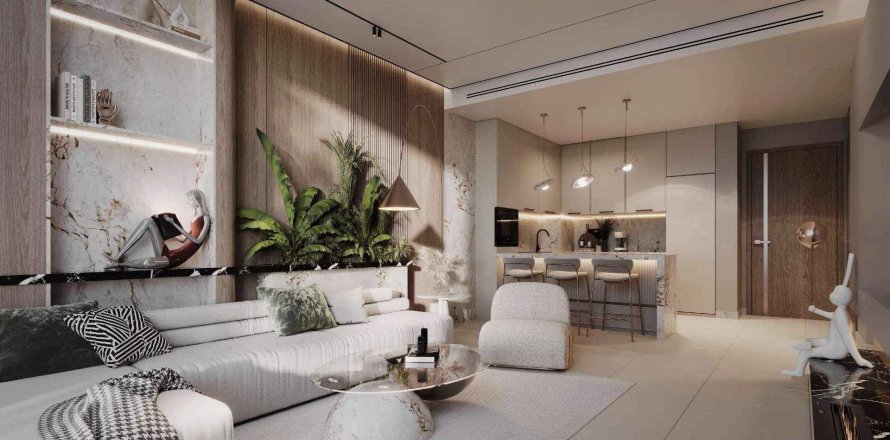 Lakás az Omya Residence lakóparkban itt: Jebel Ali, Dubai, EAE, 2 hálószoba, 77.53 m², azonosító: 713331