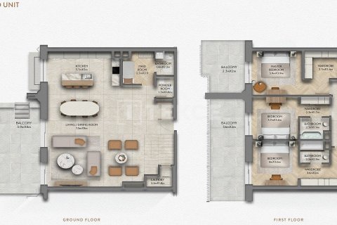 Bliźniak na sprzedaż w Yas Island, Abu Dhabi, ZEA 2 sypialnie, 306 mkw., nr 670158 - zdjęcie 20