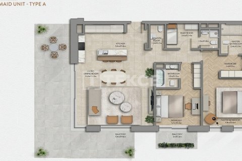 Bliźniak na sprzedaż w Yas Island, Abu Dhabi, ZEA 2 sypialnie, 306 mkw., nr 670158 - zdjęcie 18