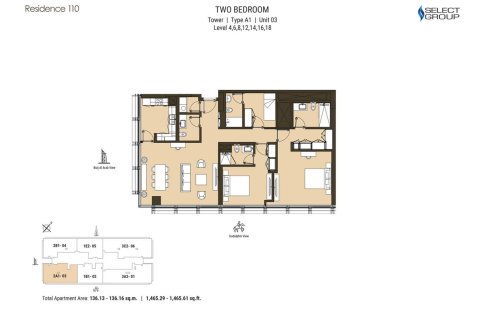 Appartamento in vendita a Business Bay, Dubai, EAU 1 camera, 115 mq. № 704595 - foto 8