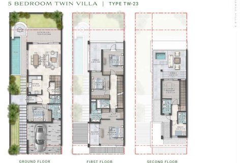 Villa à vendre à  DAMAC Hills (Akoya by DAMAC), Dubai, EAU 5 chambres, 329 m2 № 704594 - photo 8