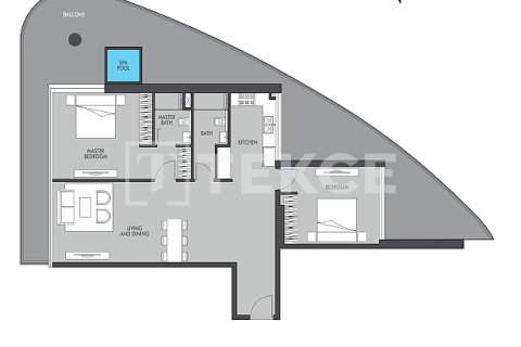 Apartament de vânzare în Dubai Sports City, Dubai, EAU 1 dormitor, 90 mp. №668640 - poză 30