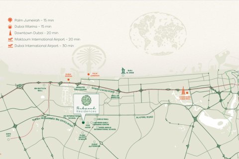 Apartamento para venda em Dubai, EAU 3 quartos, 160.1 m2 № 598163 - foto 11