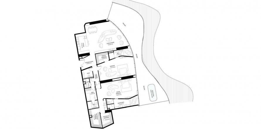 Apartment in BUGATTI RESIDENCES BY BINGHATTI in Business Bay, Dubai, UAE 2 bedrooms, 380.26 sq.m. № 292897