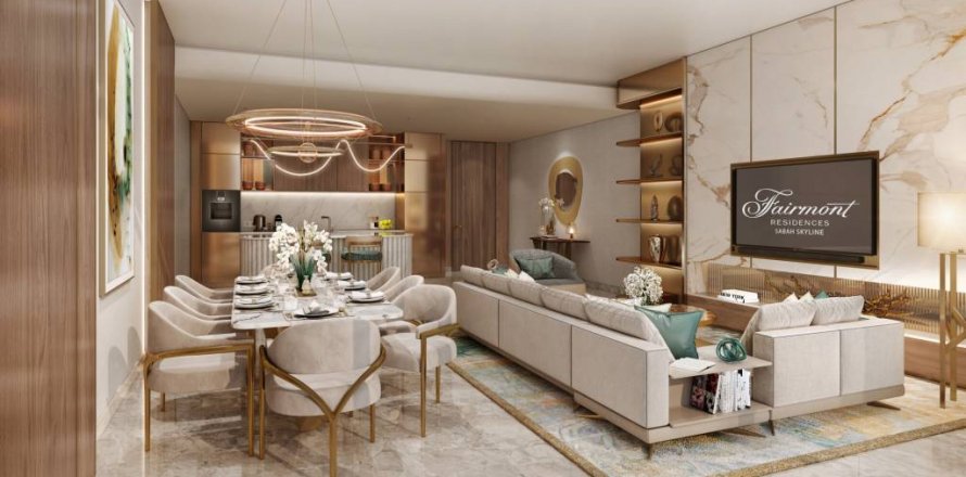 Apartemen di Dubai, UEA 3 kamar tidur, 221.35 m2 nomor 411430