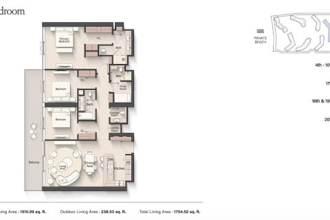 Appartement à vendre à  Dubai, EAU 1 chambre, 77 m2 № 704301 - photo 27