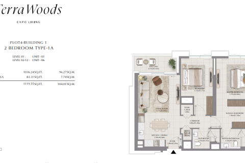 Διαμέρισμα σε Dubai, ΗΑΕ 1 υπνοδωμάτιο, 70 τ.μ. Αρ. 704300 - φωτογραφία 8