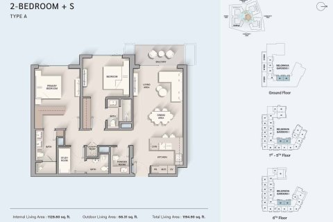 Пәтер Dubai Land, Дубай, БАӘ-да 1 бөлме, 45 м² № 704407 - фото 13