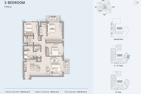 Пәтер Dubai Land, Дубай, БАӘ-да 1 бөлме, 45 м² № 704407 - фото 14
