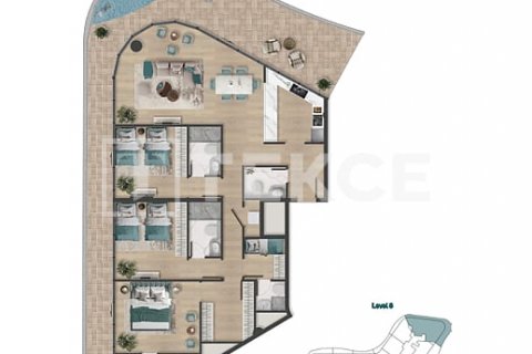 Byt v Al Marjan Island, Ras Al Khaimah, SAE 1 ložnice, 83 m² Č.: 597766 - fotografie 24